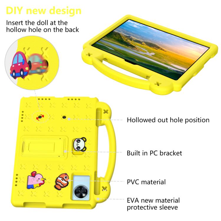For Doogee Tab G6 / G6+ 11 Handle Kickstand Children EVA Shockproof Tablet Case
