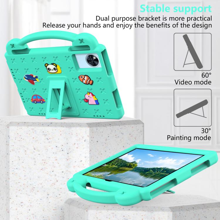 For Doogee Tab G6 / G6+ 11 Handle Kickstand Children EVA Shockproof Tablet Case