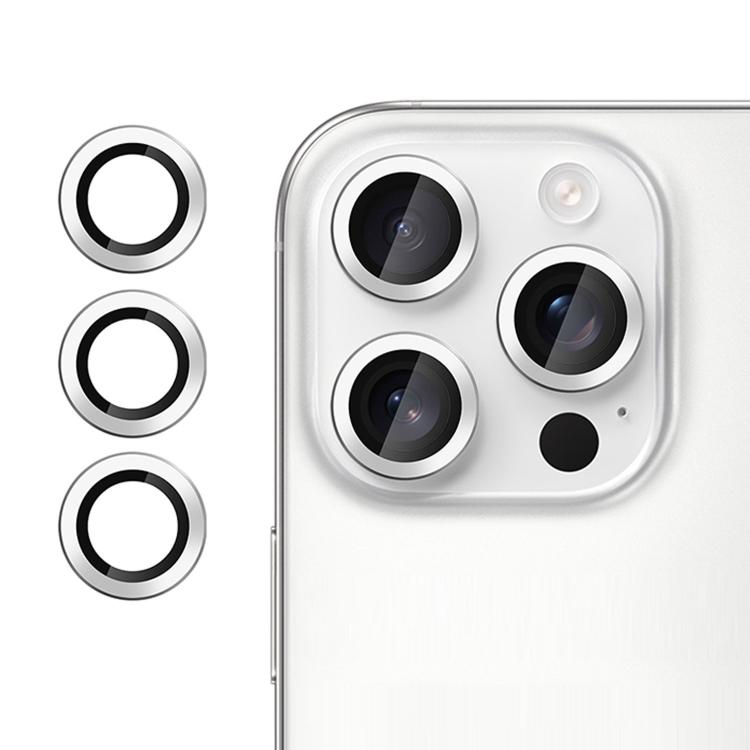 For iPhone 16 Pro Kalebol No Flicker Ultra-Thin Individual Camera Lens Tempered Glass Film