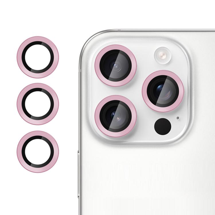 For iPhone 16 Pro Kalebol No Flicker Ultra-Thin Individual Camera Lens Tempered Glass Film