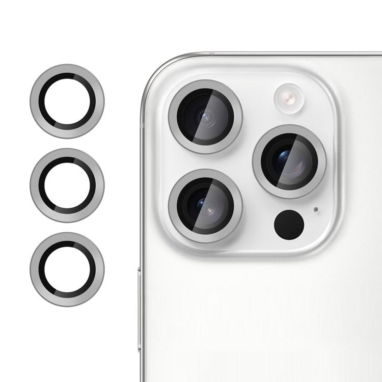For iPhone 16 Pro Kalebol No Flicker Ultra-Thin Individual Camera Lens Tempered Glass Film