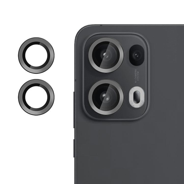 For OPPO Reno13 Pro Global Kalebol No Flicker Ultra-Thin Individual Camera Lens Tempered Glass Film