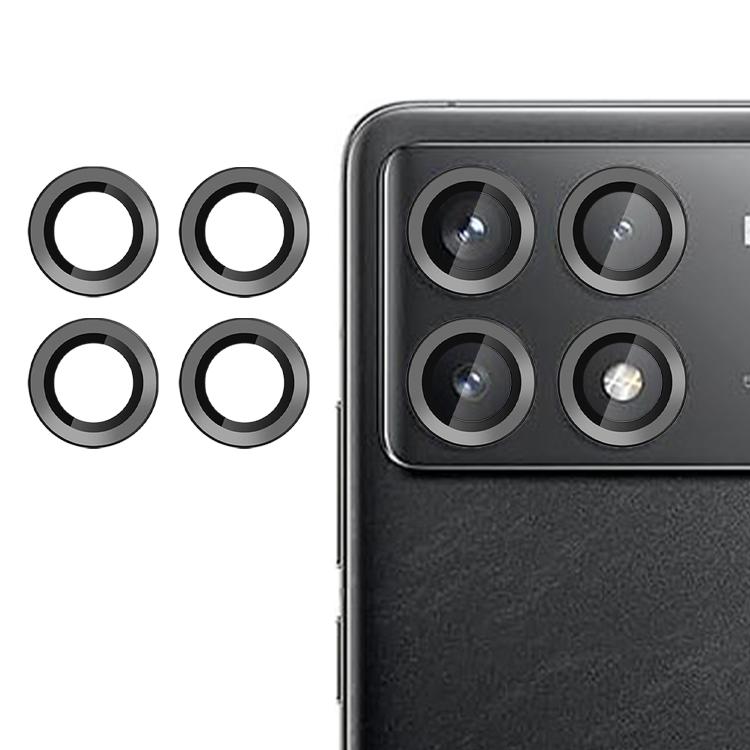 For Redmi K70 / K70 Pro / K70E Kalebol No Flicker Ultra-Thin Individual Camera Lens Tempered Glass Film