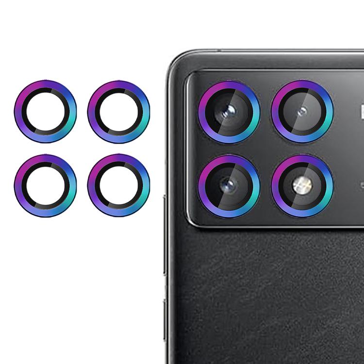 For Redmi K70 / K70 Pro / K70E Kalebol No Flicker Ultra-Thin Individual Camera Lens Tempered Glass Film