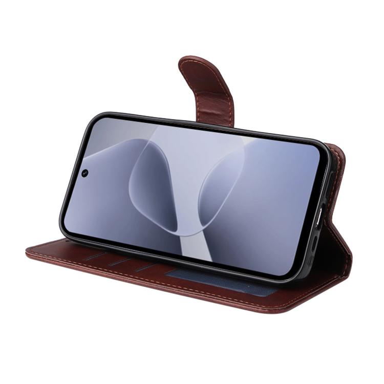 For Infinix Hot 60 5G / Hot 60i 4G ENKAY Card Wallet Calf Texture Leather Phone Case with Screen Film