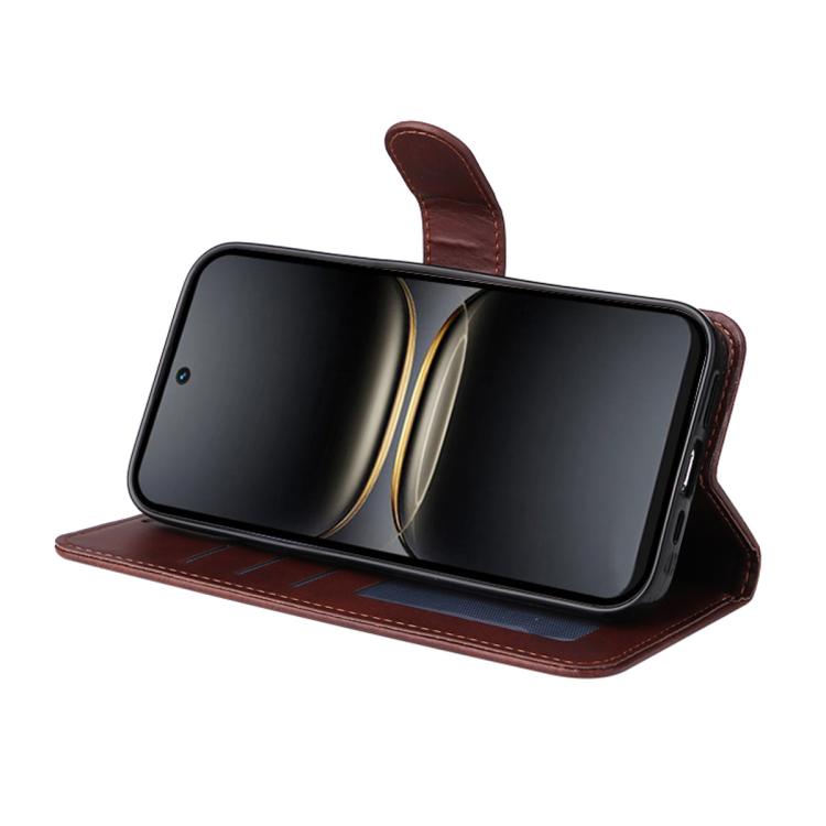 For Tecno Spark 40c ENKAY Card Wallet Calf Texture Leather Phone Case with Screen Film