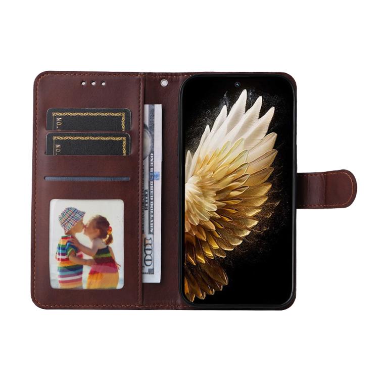For Tecno Spark 40 Pro ENKAY Card Wallet Calf Texture Leather Phone Case with Screen Film