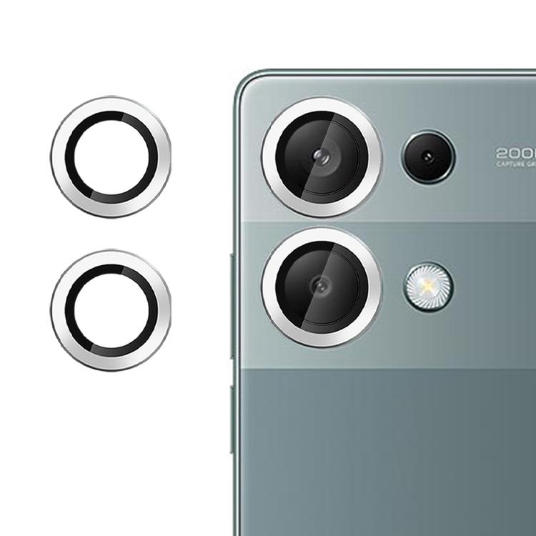 For Redmi Note 13 Pro 4G Kalebol No Flicker Ultra-Thin Individual Camera Lens Tempered Glass Film