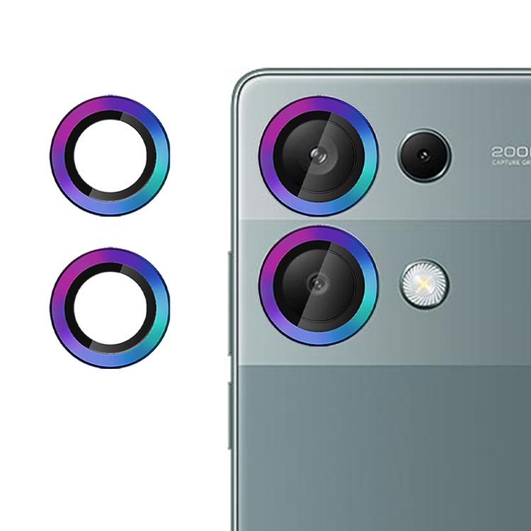 For Redmi Note 13 Pro 4G Kalebol No Flicker Ultra-Thin Individual Camera Lens Tempered Glass Film
