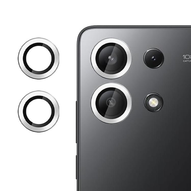 For Redmi Note 13 4G Kalebol No Flicker Ultra-Thin Individual Camera Lens Tempered Glass Film