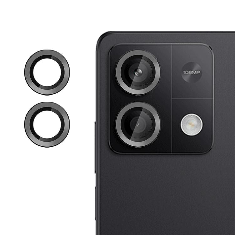 For Redmi Note 13 5G Kalebol No Flicker Ultra-Thin Individual Camera Lens Tempered Glass Film