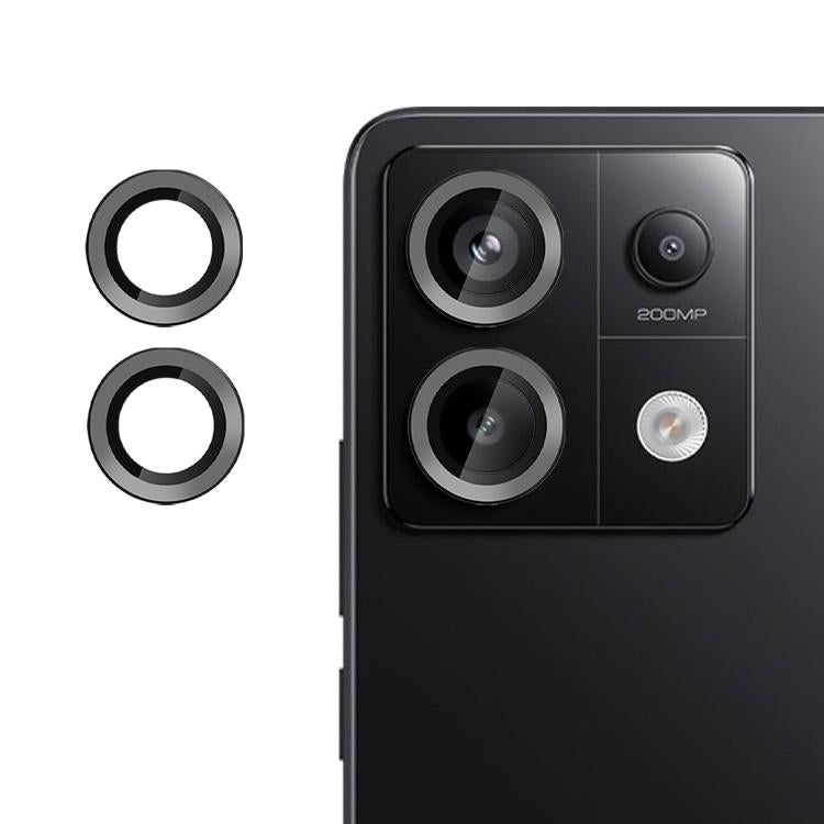 For Redmi Note 13 Pro 5G Kalebol No Flicker Ultra-Thin Individual Camera Lens Tempered Glass Film