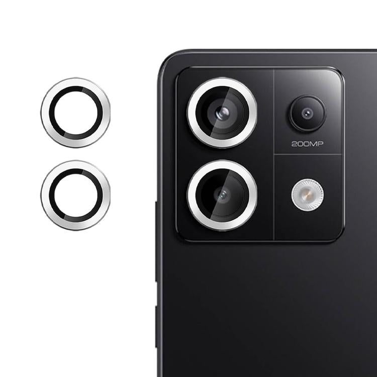 For Redmi Note 13 Pro 5G Kalebol No Flicker Ultra-Thin Individual Camera Lens Tempered Glass Film