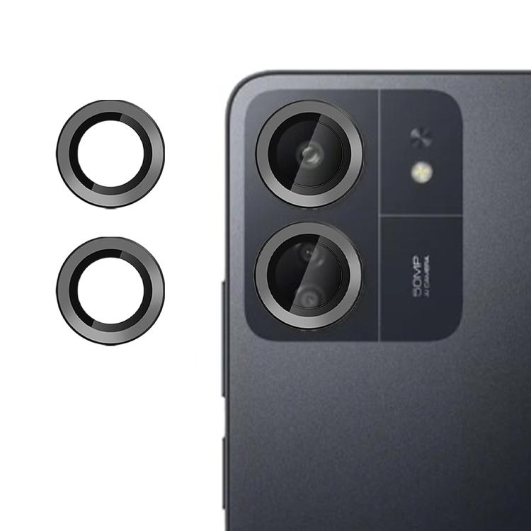 For Redmi 13C 4G Kalebol No Flicker Ultra-Thin Individual Camera Lens Tempered Glass Film