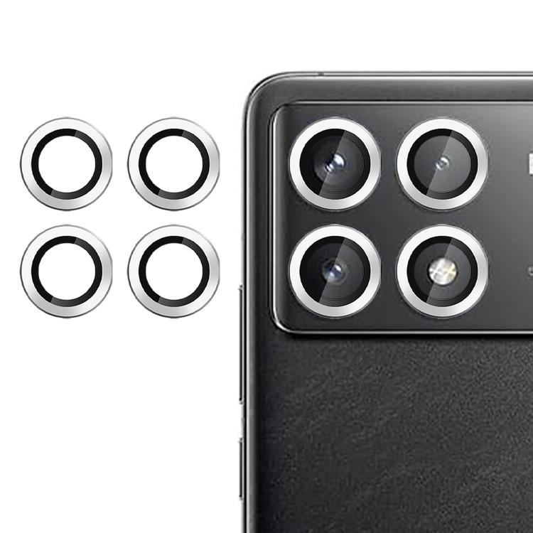 For Xiaomi Poco F6 Pro Kalebol No Flicker Ultra-Thin Individual Camera Lens Tempered Glass Film