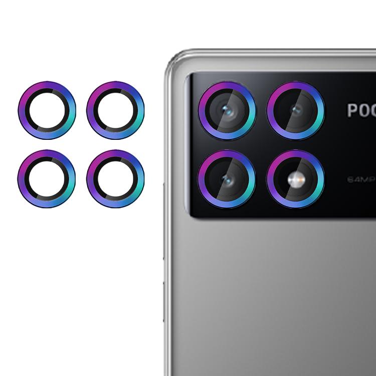 For Xiaomi Poco X6 Pro Kalebol No Flicker Ultra-Thin Individual Camera Lens Tempered Glass Film