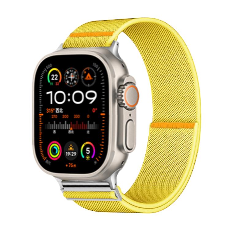 For Apple Watch 42mm / 41mm / 40mm / 38mm Adjustable Single Loop Elastic Nylon Watch Band