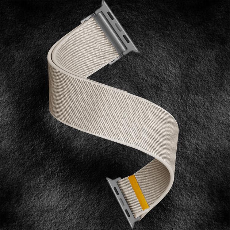 For Apple Watch 42mm / 41mm / 40mm / 38mm Adjustable Single Loop Elastic Nylon Watch Band