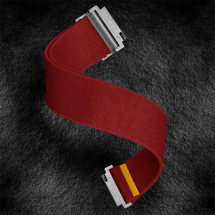 18mm Adjustable Single Loop Elastic Nylon Watch Band