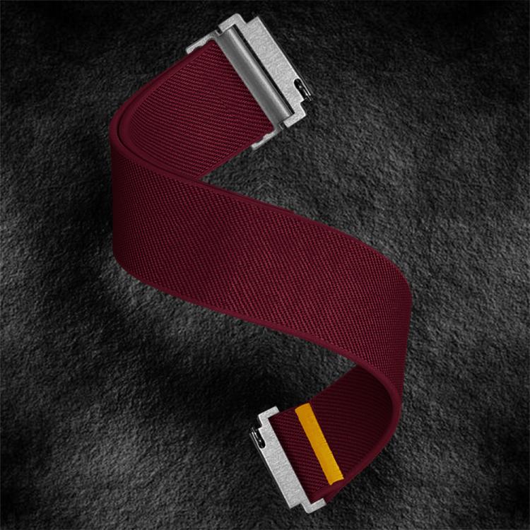 20mm Adjustable Single Loop Elastic Nylon Watch Band