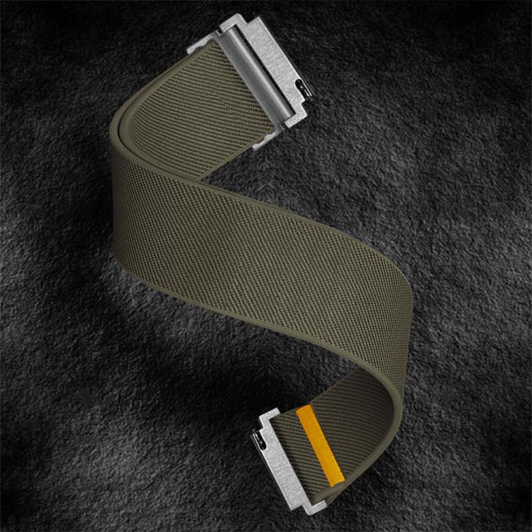 20mm Adjustable Single Loop Elastic Nylon Watch Band