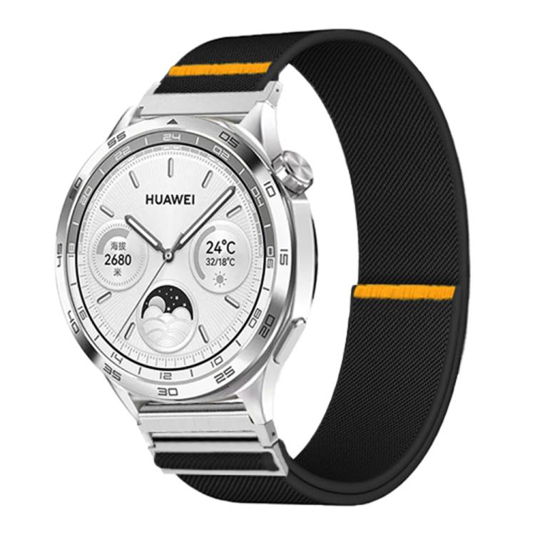 20mm Adjustable Single Loop Elastic Nylon Watch Band
