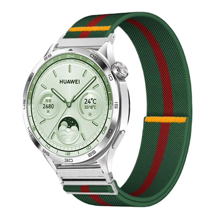 20mm Adjustable Single Loop Elastic Nylon Watch Band