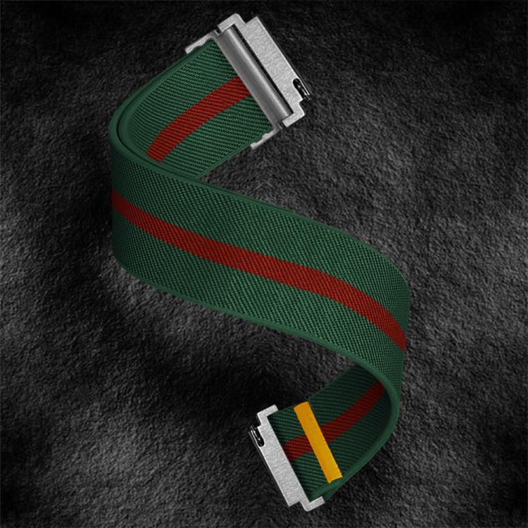 20mm Adjustable Single Loop Elastic Nylon Watch Band