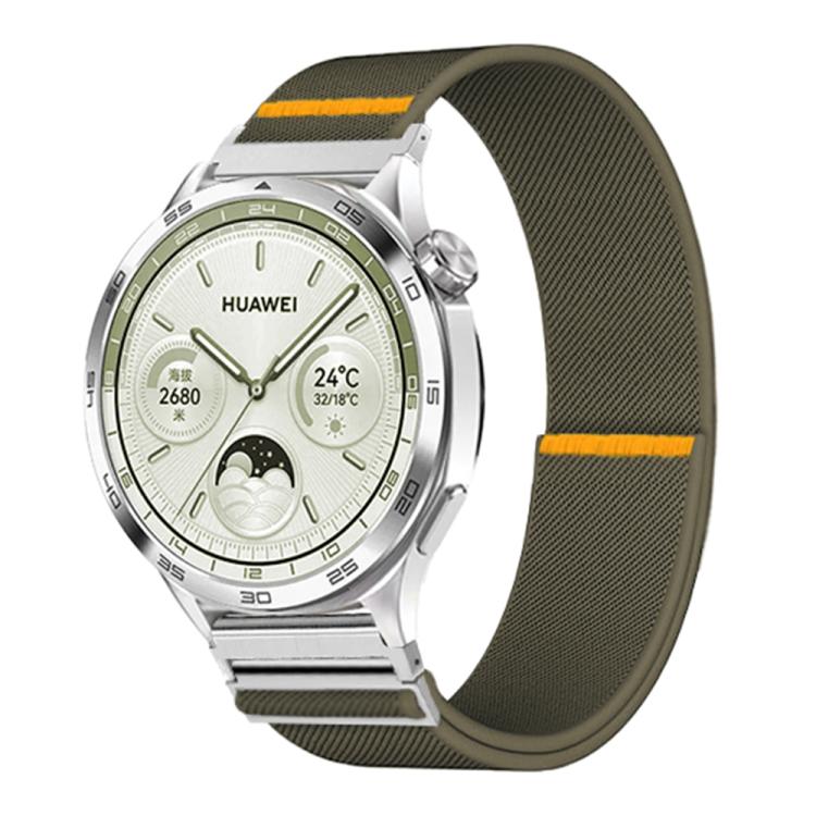 22mm Adjustable Single Loop Elastic Nylon Watch Band