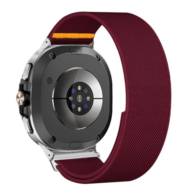 For Samsung Galaxy Watch8 / Watch8 Classic Adjustable Single Loop Elastic Nylon Watch Band