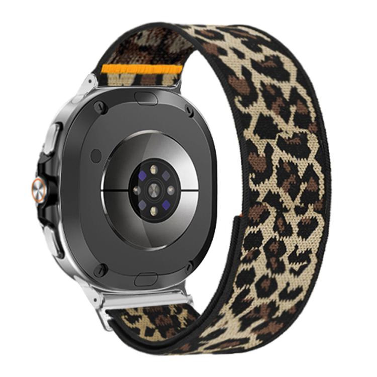 For Samsung Galaxy Watch8 / Watch8 Classic Adjustable Single Loop Elastic Nylon Watch Band