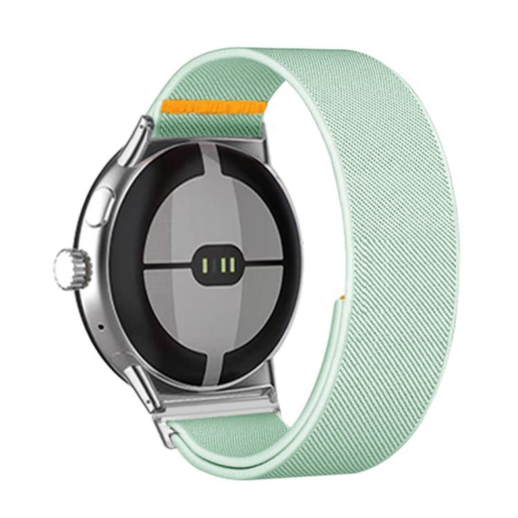 For Google Pixel Watch 4 / Watch 3 45mm Adjustable Single Loop Elastic Nylon Watch Band