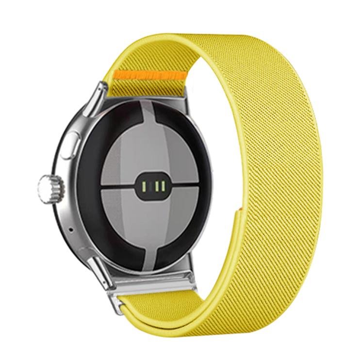 For Google Pixel Watch 4 / Watch 3 45mm Adjustable Single Loop Elastic Nylon Watch Band