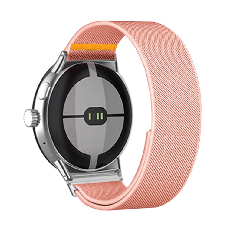 For Google Pixel Watch 4 / Watch 3 45mm Adjustable Single Loop Elastic Nylon Watch Band