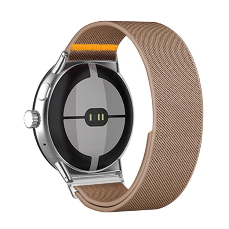 For Google Pixel Watch 4 / Watch 3 45mm Adjustable Single Loop Elastic Nylon Watch Band