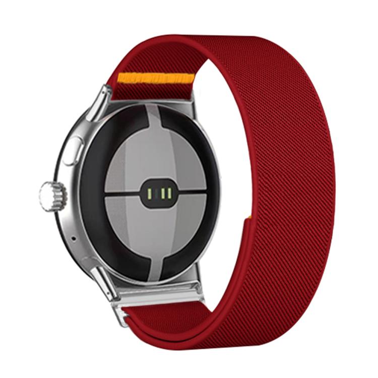 For Google Pixel Watch 4 / Watch 3 45mm Adjustable Single Loop Elastic Nylon Watch Band