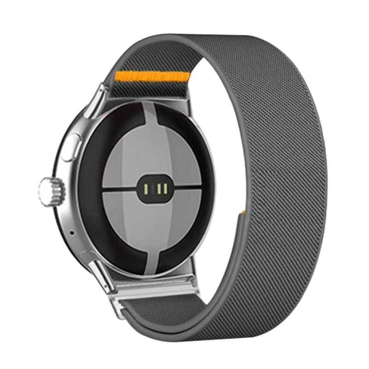 For Google Pixel Watch 4 / Watch 3 45mm Adjustable Single Loop Elastic Nylon Watch Band