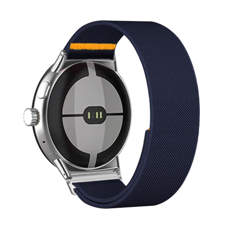 For Google Pixel Watch 4 / Watch 3 45mm Adjustable Single Loop Elastic Nylon Watch Band