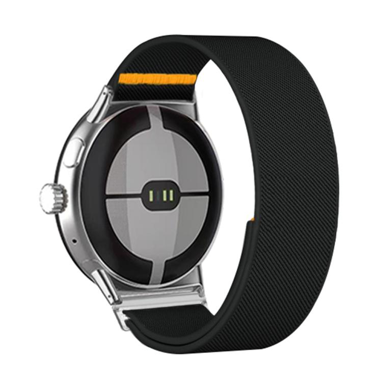 For Google Pixel Watch 4 / Watch 3 45mm Adjustable Single Loop Elastic Nylon Watch Band