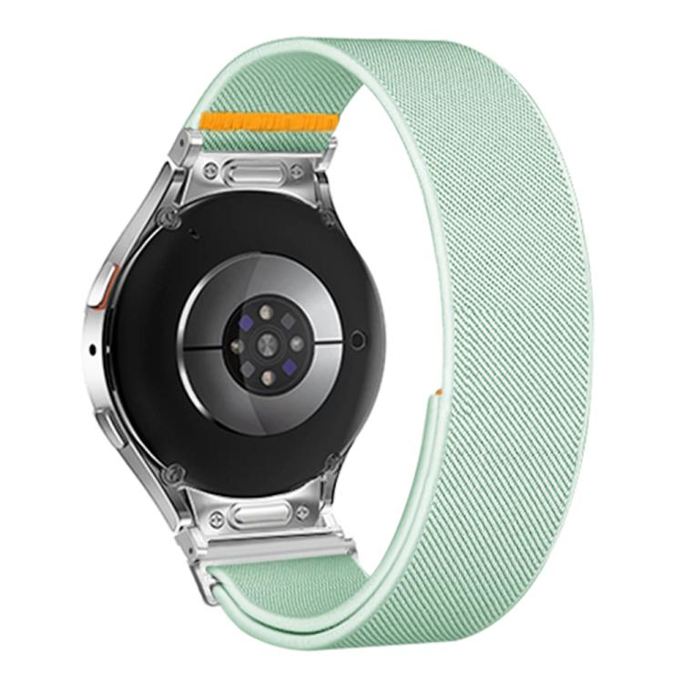 For Samsung Galaxy Watch FE / 7 / 6 / 5 / 4 Adjustable Single Loop Elastic Nylon Watch Band