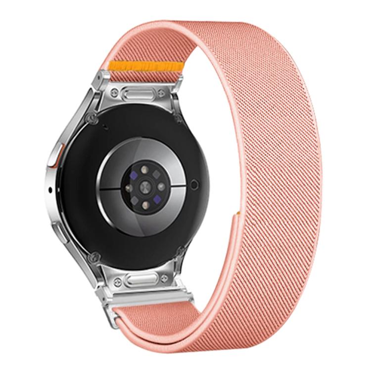 For Samsung Galaxy Watch FE / 7 / 6 / 5 / 4 Adjustable Single Loop Elastic Nylon Watch Band