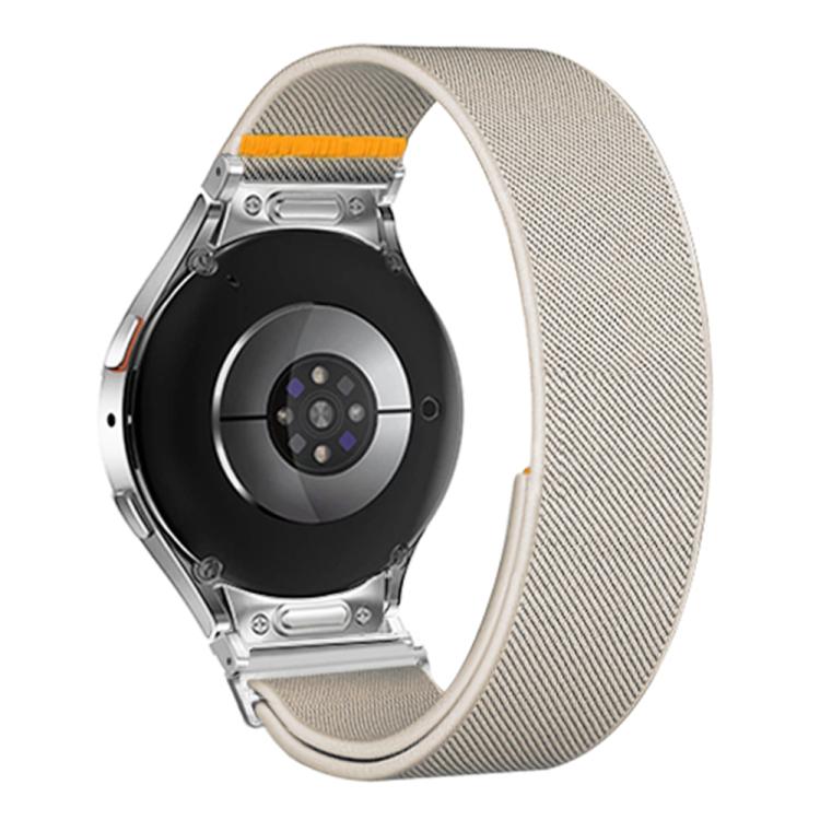 For Samsung Galaxy Watch FE / 7 / 6 / 5 / 4 Adjustable Single Loop Elastic Nylon Watch Band
