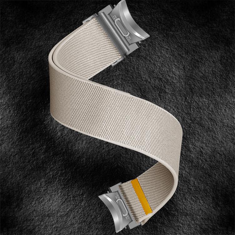 For Samsung Galaxy Watch FE / 7 / 6 / 5 / 4 Adjustable Single Loop Elastic Nylon Watch Band