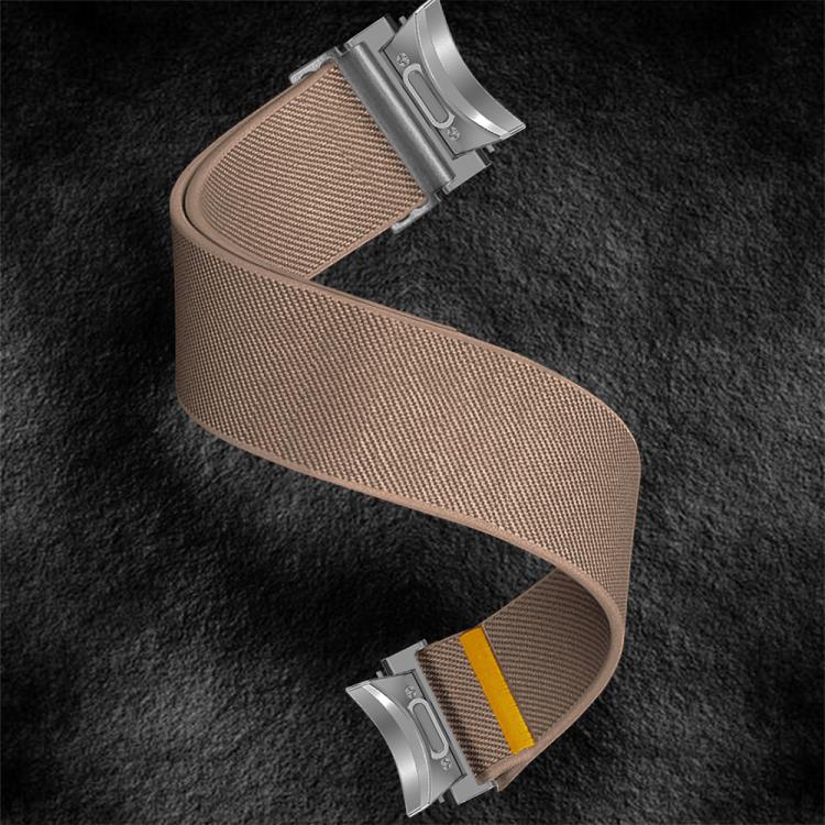 For Samsung Galaxy Watch FE / 7 / 6 / 5 / 4 Adjustable Single Loop Elastic Nylon Watch Band