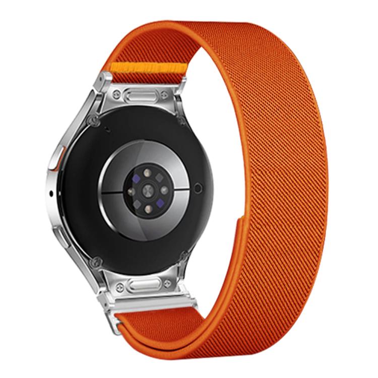 For Samsung Galaxy Watch FE / 7 / 6 / 5 / 4 Adjustable Single Loop Elastic Nylon Watch Band