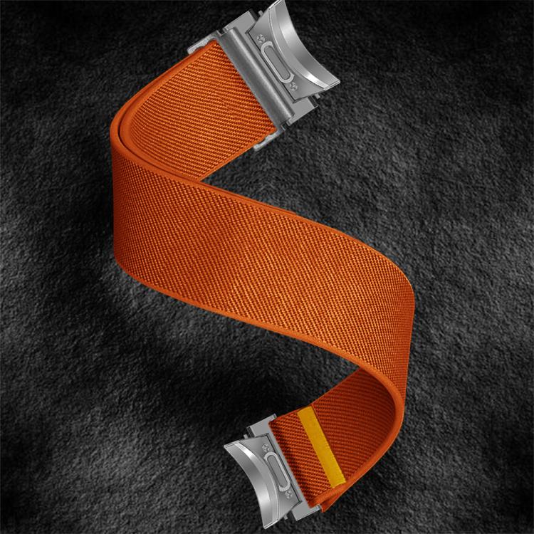 For Samsung Galaxy Watch FE / 7 / 6 / 5 / 4 Adjustable Single Loop Elastic Nylon Watch Band