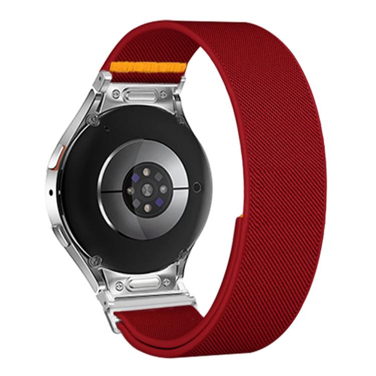 For Samsung Galaxy Watch FE / 7 / 6 / 5 / 4 Adjustable Single Loop Elastic Nylon Watch Band