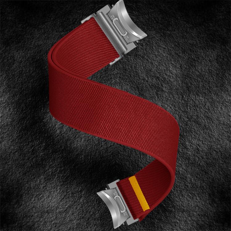 For Samsung Galaxy Watch FE / 7 / 6 / 5 / 4 Adjustable Single Loop Elastic Nylon Watch Band