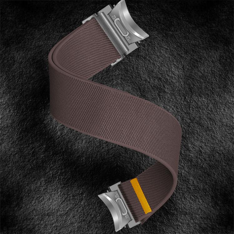 For Samsung Galaxy Watch FE / 7 / 6 / 5 / 4 Adjustable Single Loop Elastic Nylon Watch Band