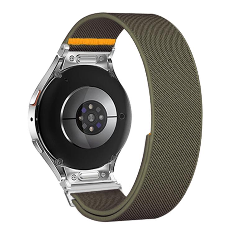 For Samsung Galaxy Watch FE / 7 / 6 / 5 / 4 Adjustable Single Loop Elastic Nylon Watch Band